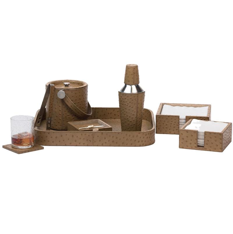 Blue Pheasant Witney Ice Bucket & Tongs Pillow & Decor blue-pheasant-witney-ice-bucket