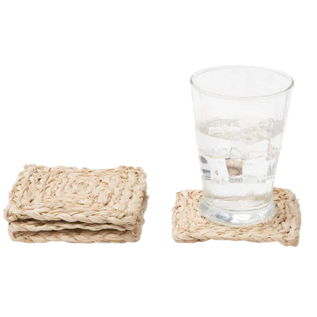 Blue Pheasant Zoey Bleached Coasters (Set of 4) Decor blue-pheasant-Zoey-Bleached-Coasters