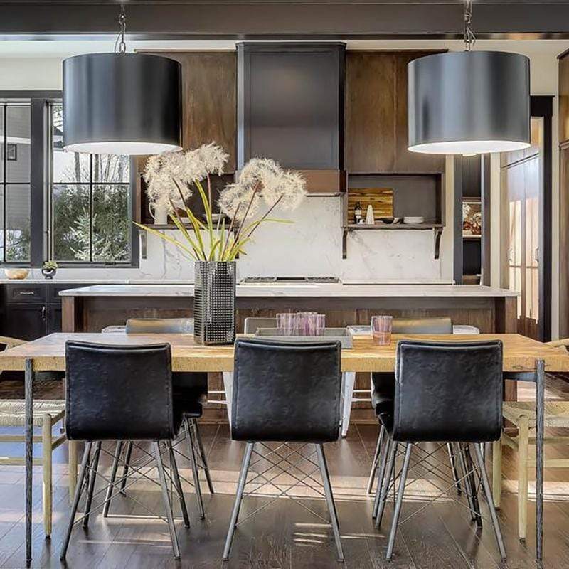 Brian Patrick Flynn for Crystorama Alston 6 Light Matte Black Chandelier Lighting crystorama-8686-MK 00633779034497