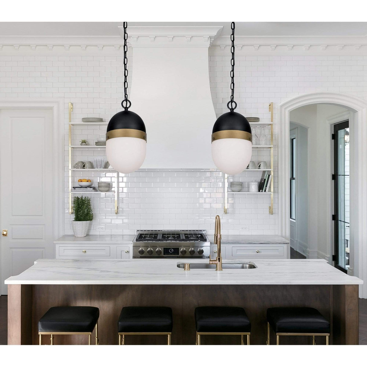 Brian Patrick Flynn for Crystorama Capsule Outdoor 1 Light Pendant Lighting crystorama-CAP-8505-MK-TG 00633779035708