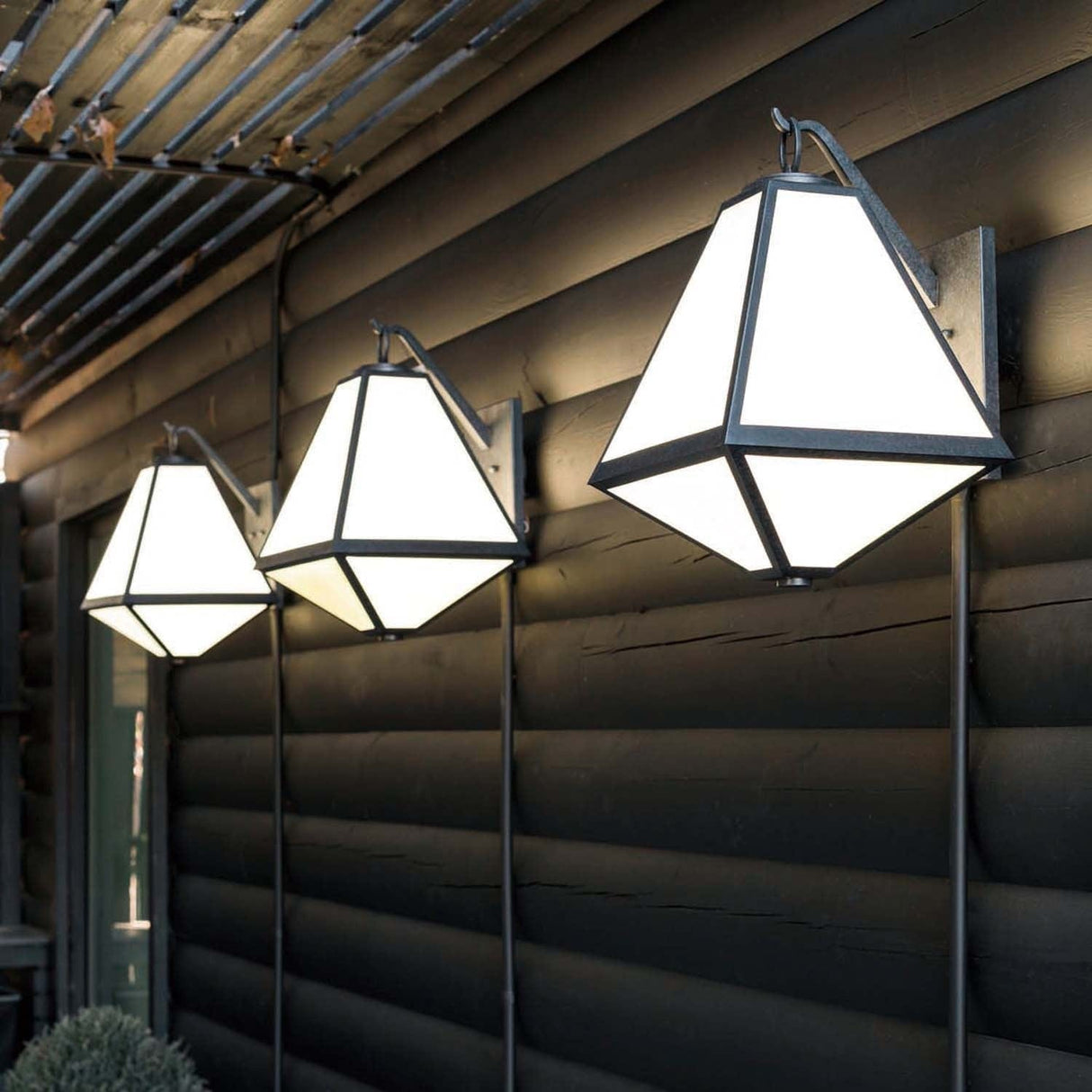 Brian Patrick Flynn For Crystorama Glacier Outdoor 3 Light Wall Mount Lighting crystorama-GLA-9705-WT-BC