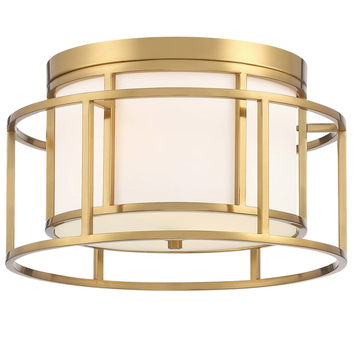 Brian Patrick Flynn for Crystorama Hulton 2 Light Hulton Ceiling Mount Lighting