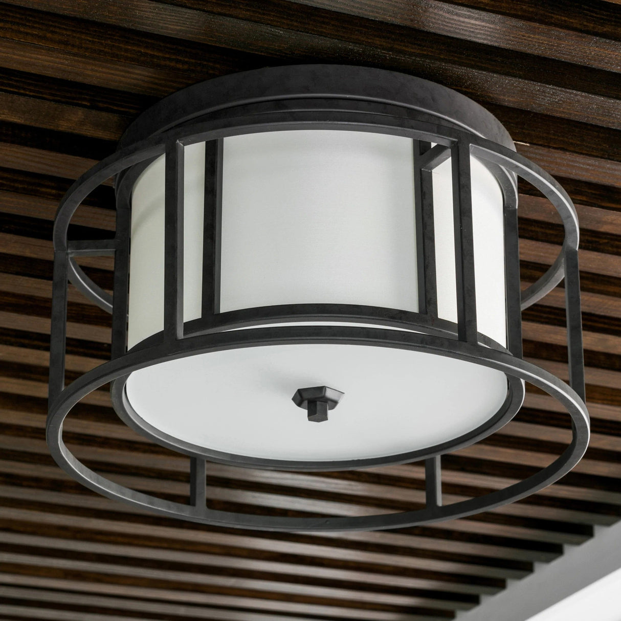 Brian Patrick Flynn for Crystorama Hulton 2 Light Hulton Ceiling Mount Lighting
