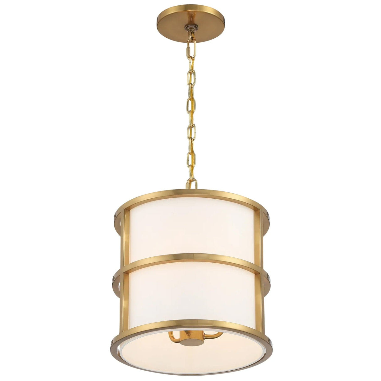Brian Patrick Flynn for Crystorama Hulton 3 Light Pendant Lighting