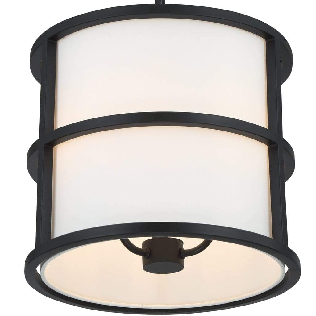 Brian Patrick Flynn for Crystorama Hulton 3 Light Pendant Lighting crystorama-593-MK