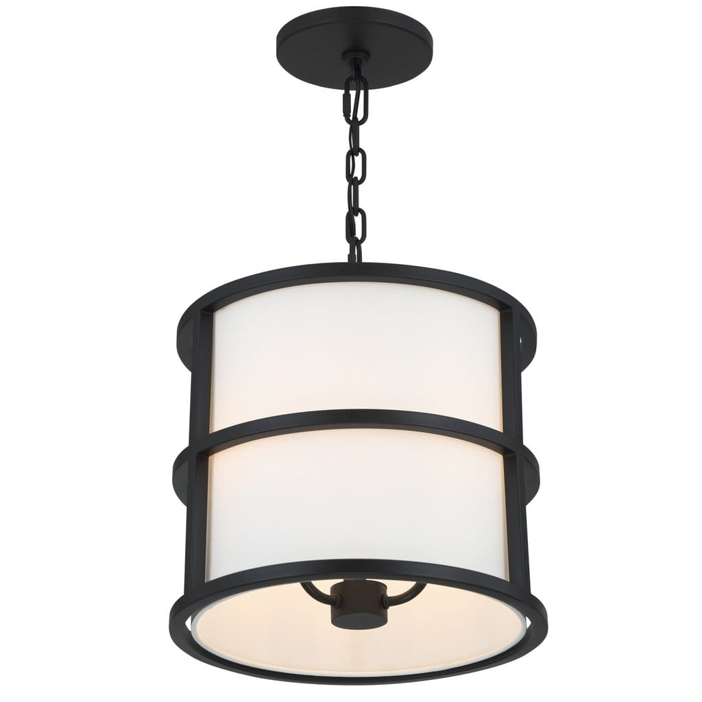 Brian Patrick Flynn for Crystorama Hulton 3 Light Pendant Lighting crystorama-593-MK