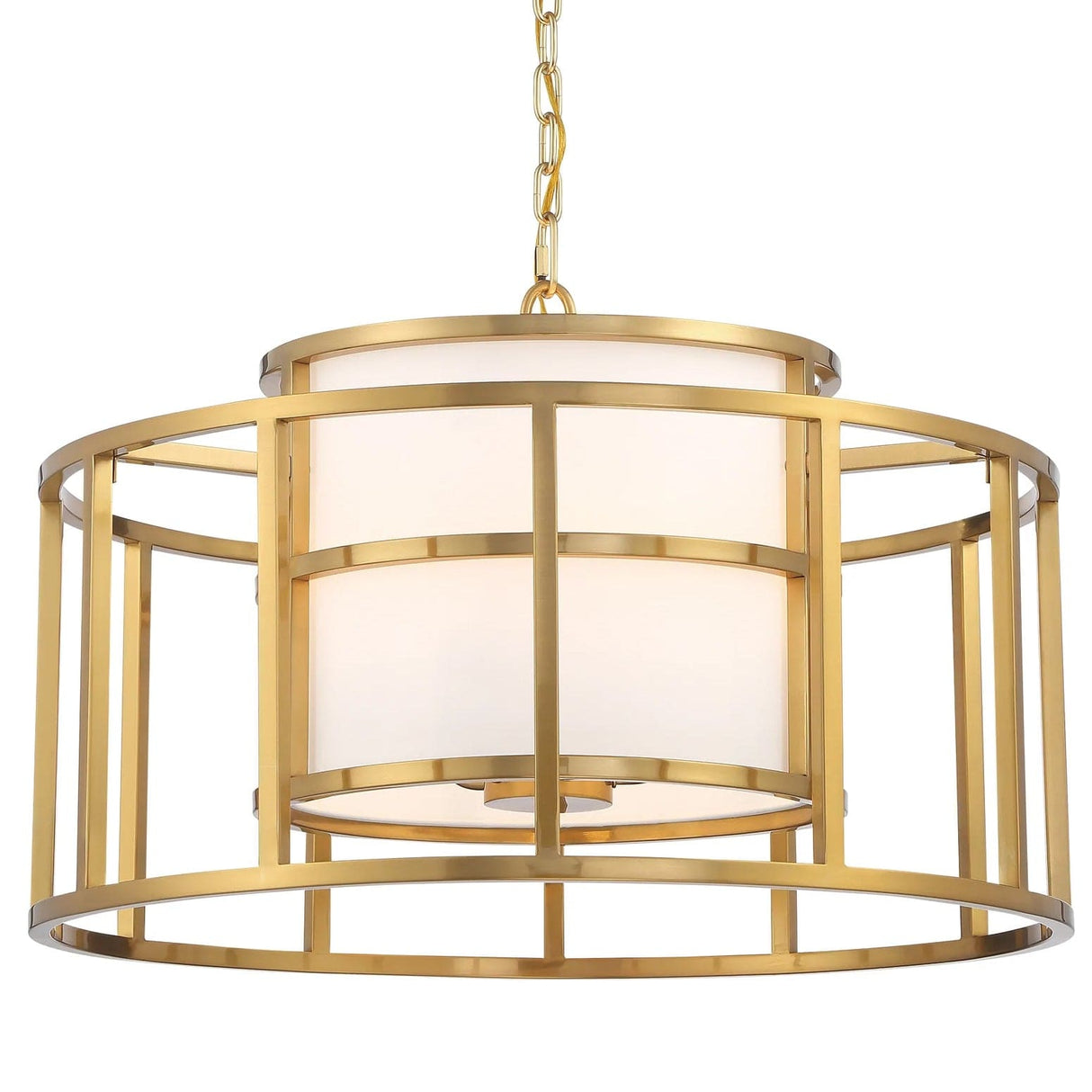 Brian Patrick Flynn for Crystorama Hulton 5 Light Matte Black Chandelier Lighting crystorama-9595-LG