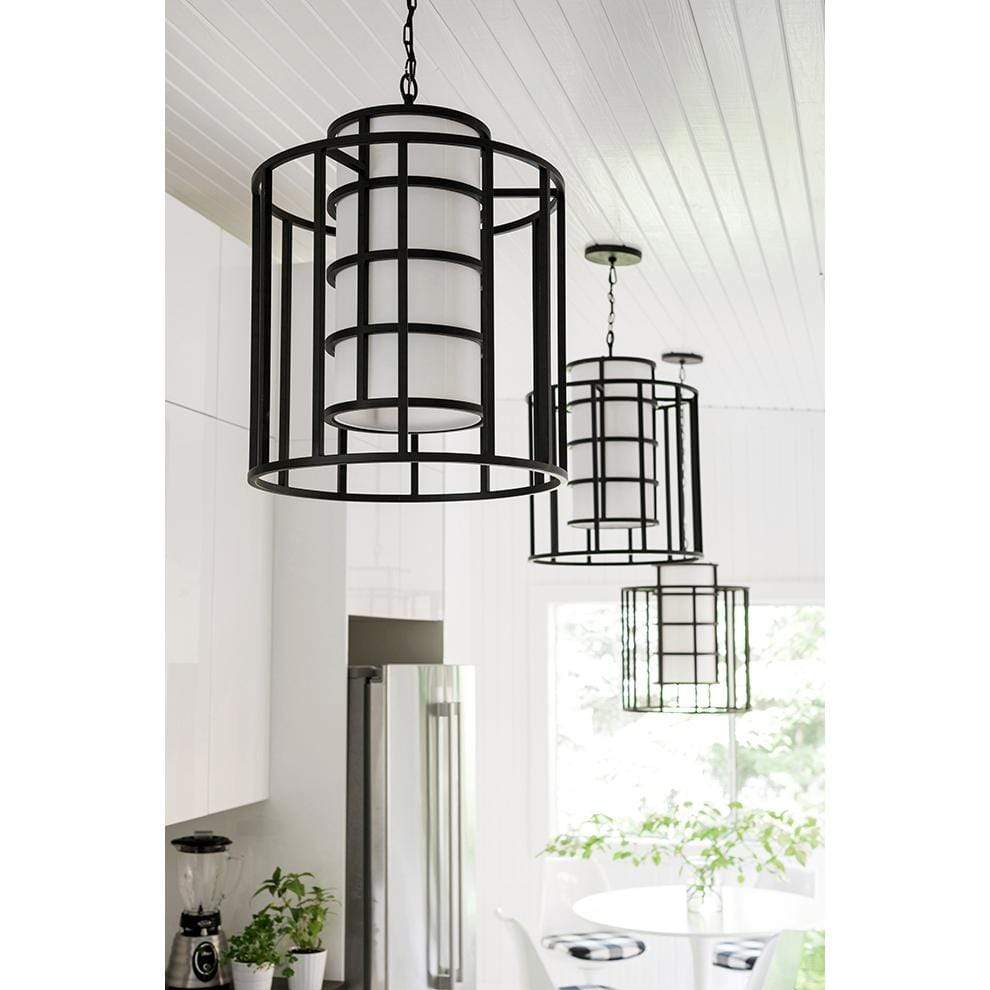 Brian Patrick Flynn for Crystorama Hulton 6 Light Matte Black Chandelier Lighting crystorama-9597-MK 00633779033926