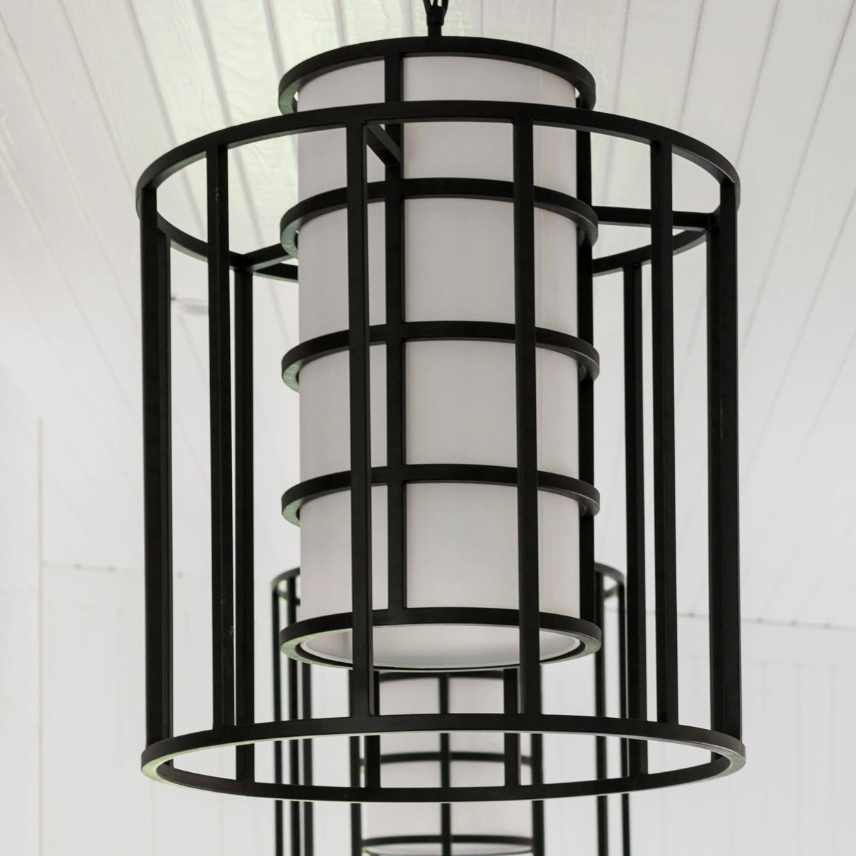 Brian Patrick Flynn for Crystorama Hulton 6 Light Matte Black Chandelier Lighting crystorama-9597-MK 00633779033926