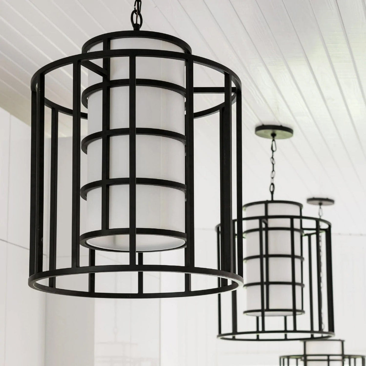 Brian Patrick Flynn for Crystorama Hulton 6 Light Matte Black Chandelier Lighting crystorama-9597-MK 00633779033926