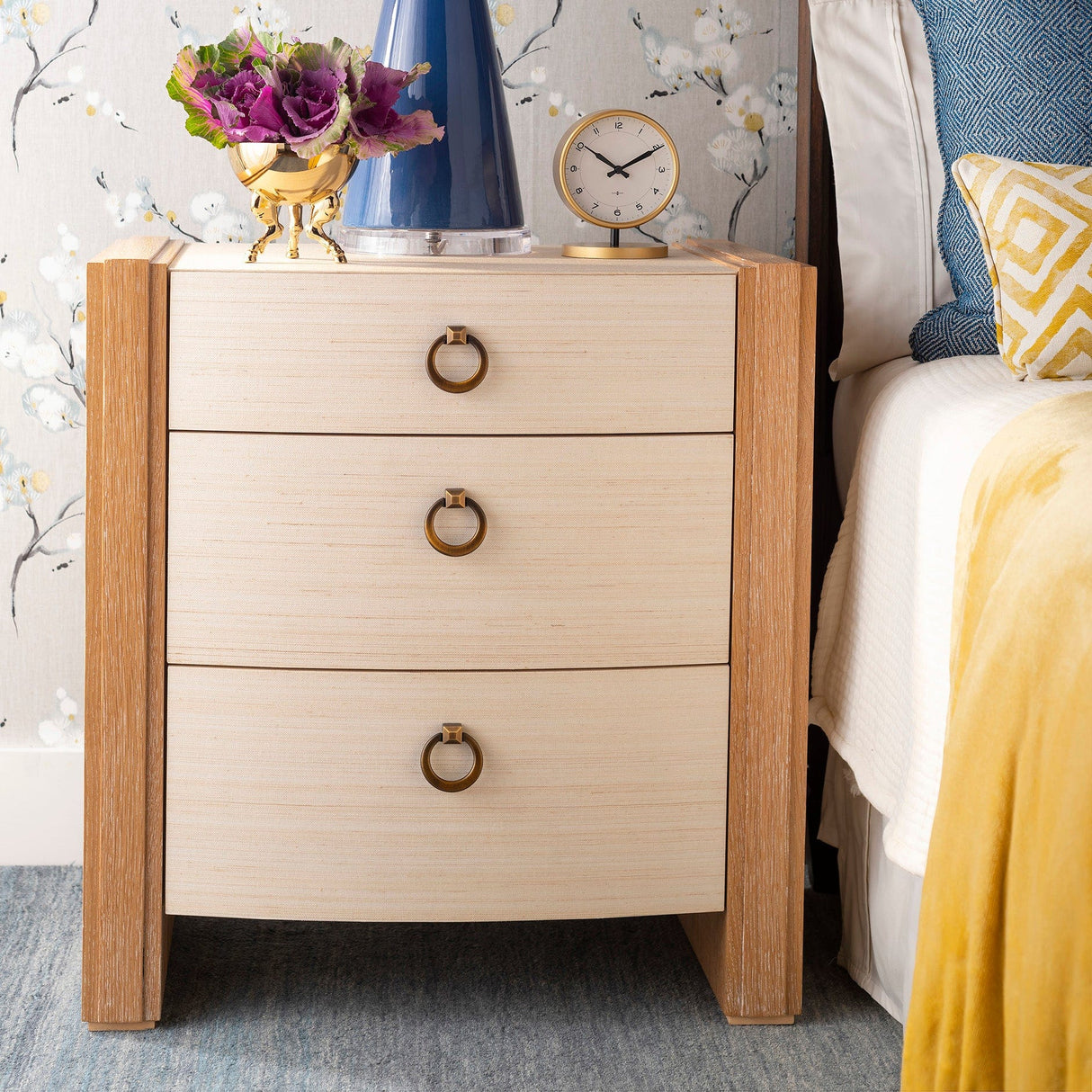 Villa & House Albert 3-Drawer Side Table Accent & Side Tables