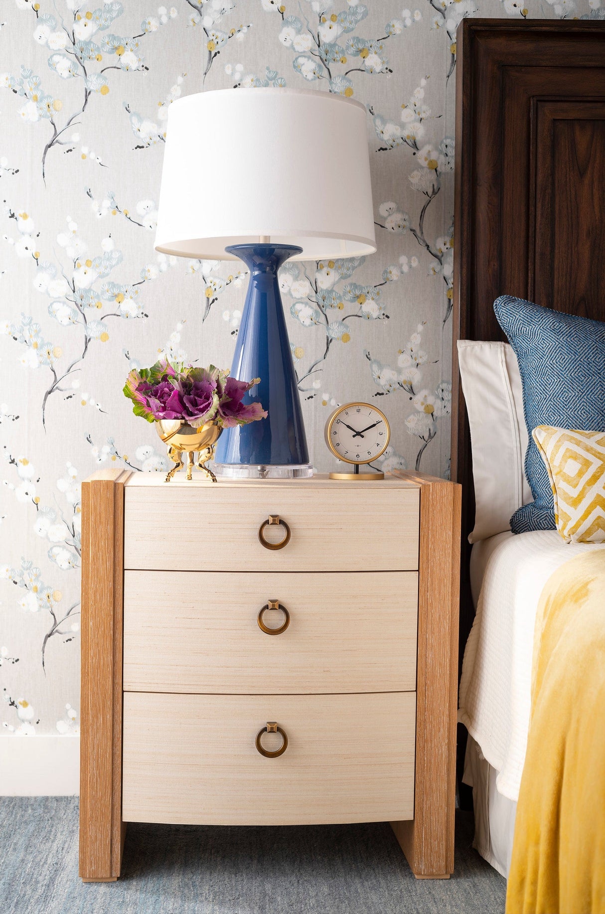 Villa & House Albert 3-Drawer Side Table Accent & Side Tables