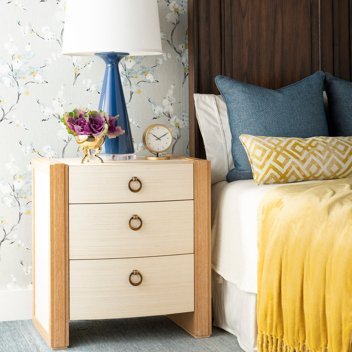 Villa & House Albert 3-Drawer Side Table Accent & Side Tables