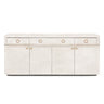 Villa & House Andre 3-Drawer and 4-Door Cabinet - White Furniture
