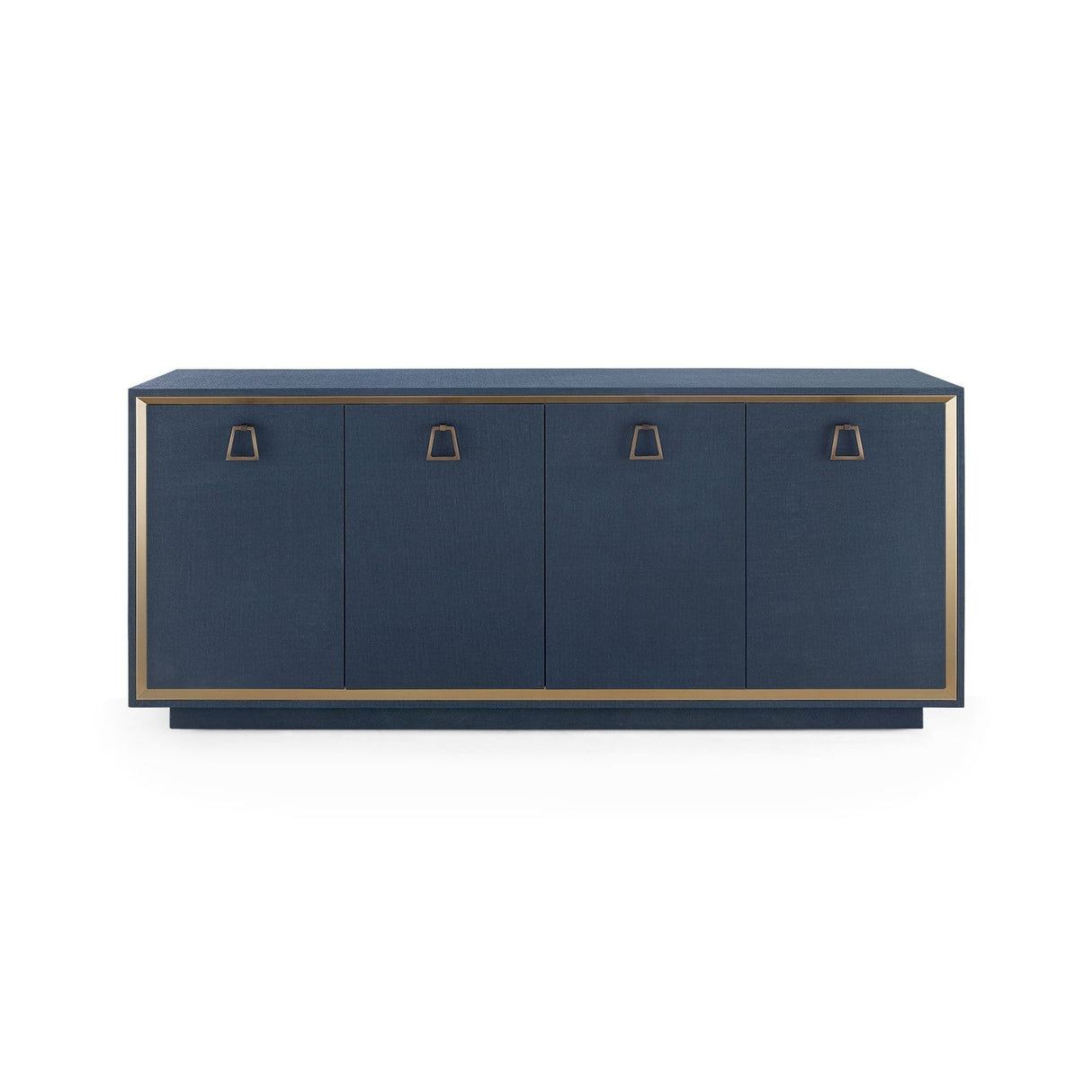 Villa & House Ansel 4-Door Cabinet - Navy Blue Furniture
