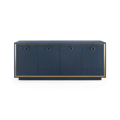 Villa & House Ansel 4-Door Cabinet - Navy Blue Furniture villa-house-ANS-450-5198-PULL-OWE-88