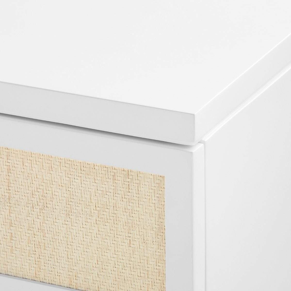 Villa & House Astor 3-Drawer Side Table - Black Furniture