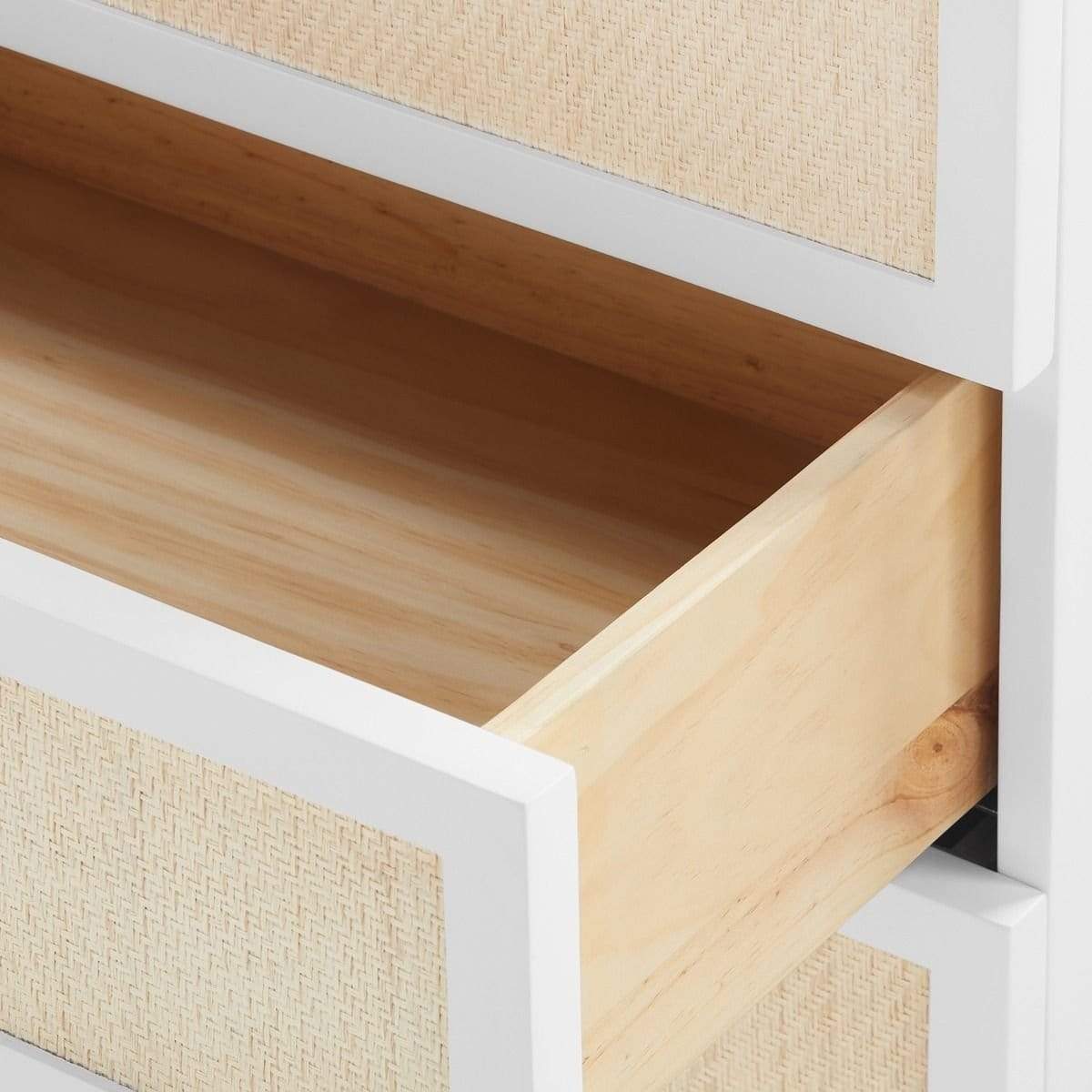 Villa & House Astor 3-Drawer Side Table - Black Furniture villa-house-AST-130-01