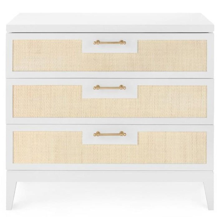 Villa & House Astor 3-Drawer Side Table - Black Furniture villa-house-AST-130-09