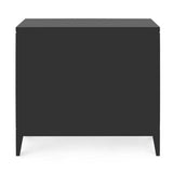Villa & House Astor 3-Drawer Side Table - Black PRODUCTION PAUSE Furniture villa-house-AST-130-01