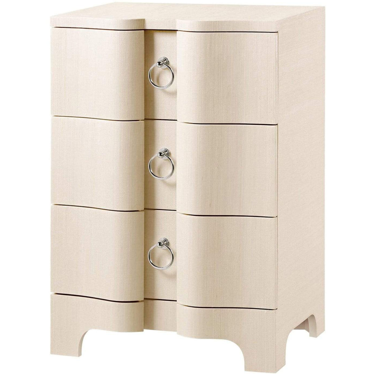 Villa & House Bardot 3 Drawer Side Table - Natural Furniture villa-house-BDT-130-Natural