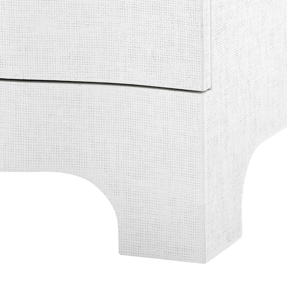 Villa & House Bardot Large 3 Drawer Dresser - White-Gold Furniture villa-house-BDT-225-59-Gold