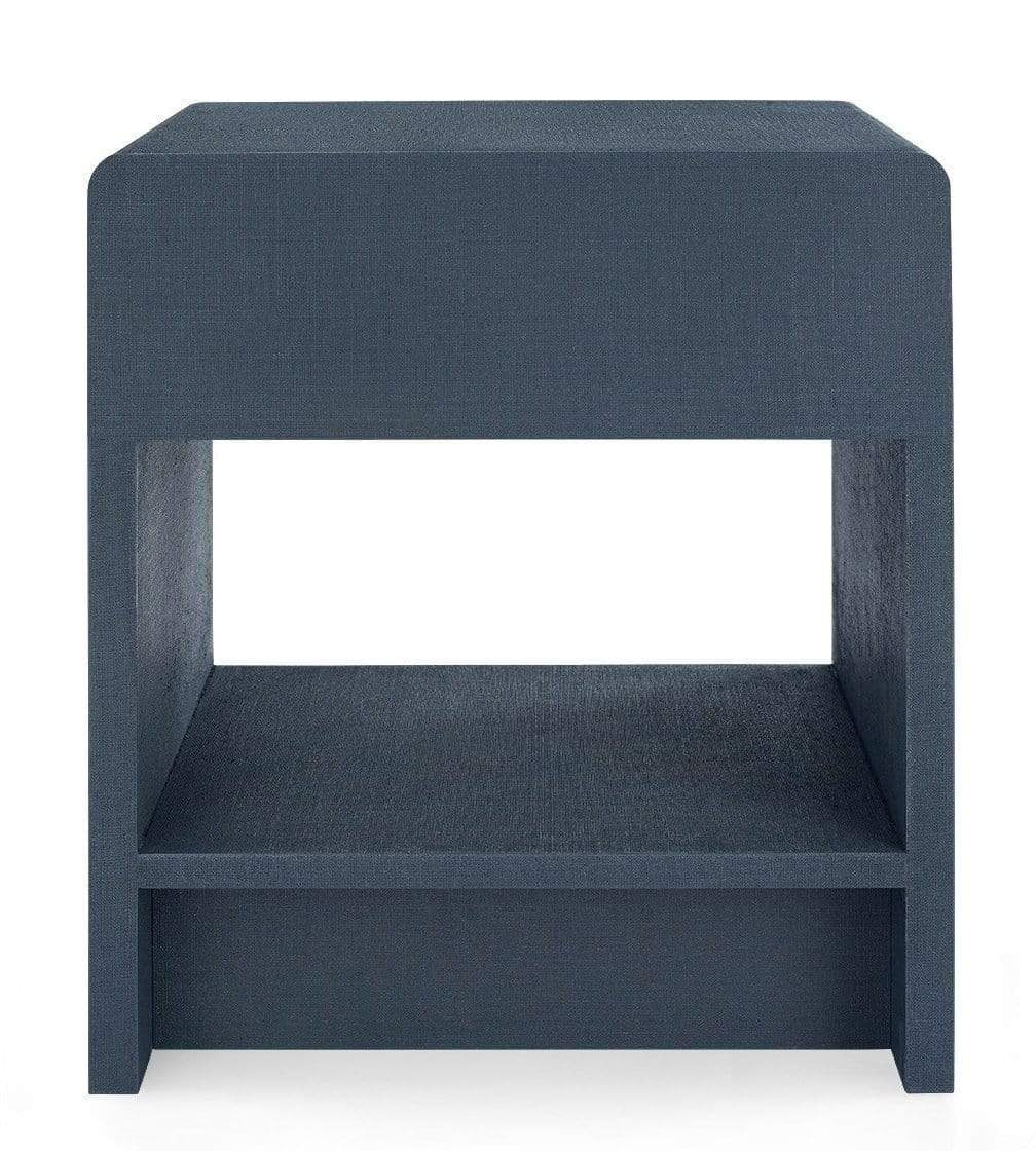 Villa & House Benjamin Linen 1-Drawer Side Table Furniture