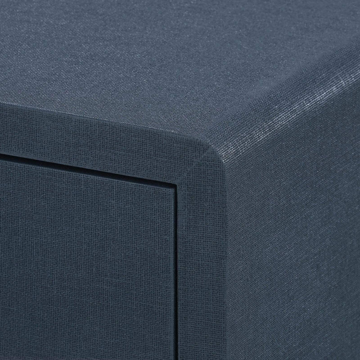 Villa & House Benjamin Linen 1-Drawer Side Table Furniture