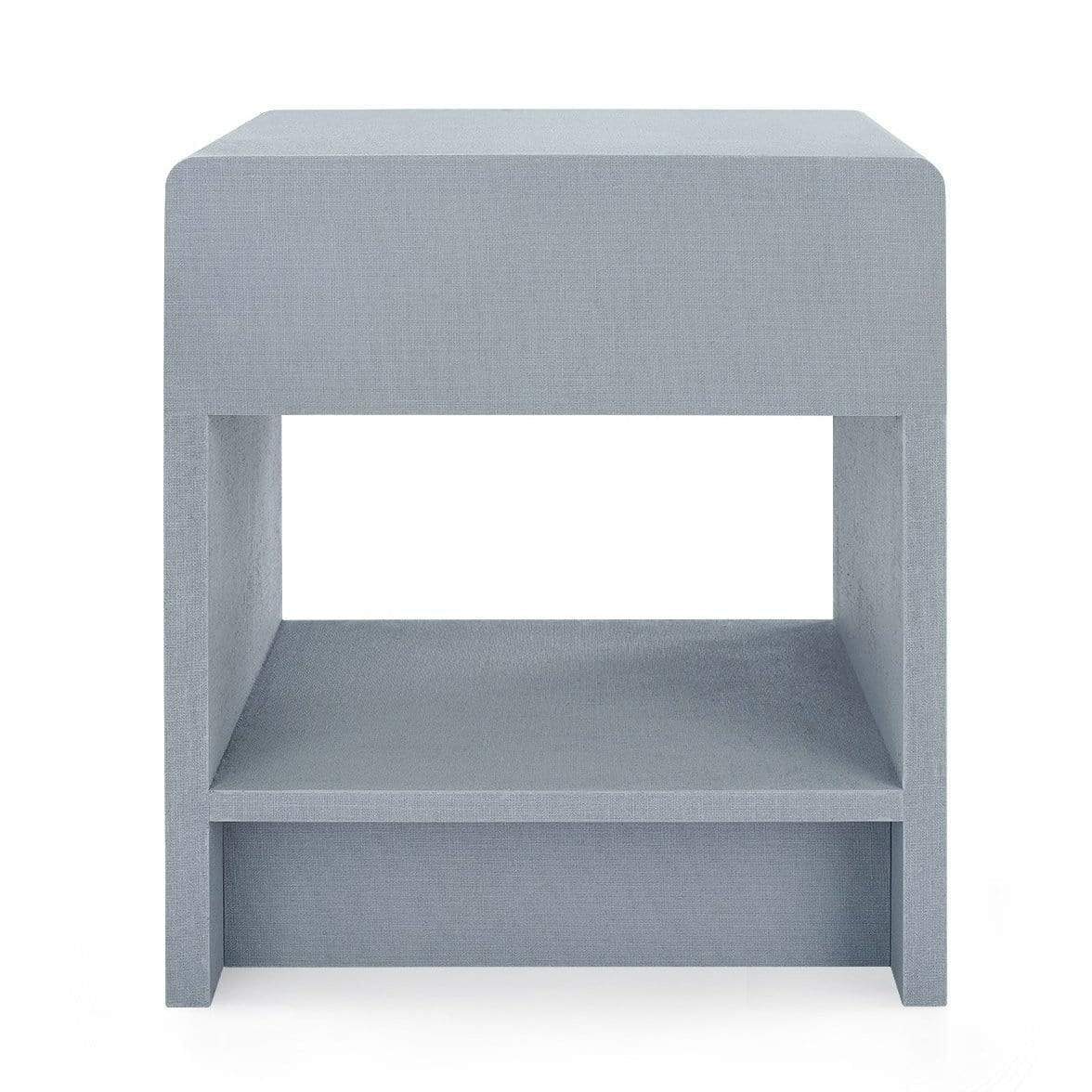 Villa & House Benjamin Linen 1-Drawer Side Table Furniture