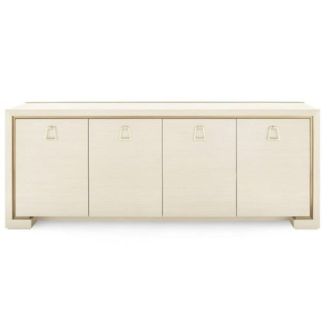 Villa & House Blake 4-Door Cabinet - Blanched Oak Furniture