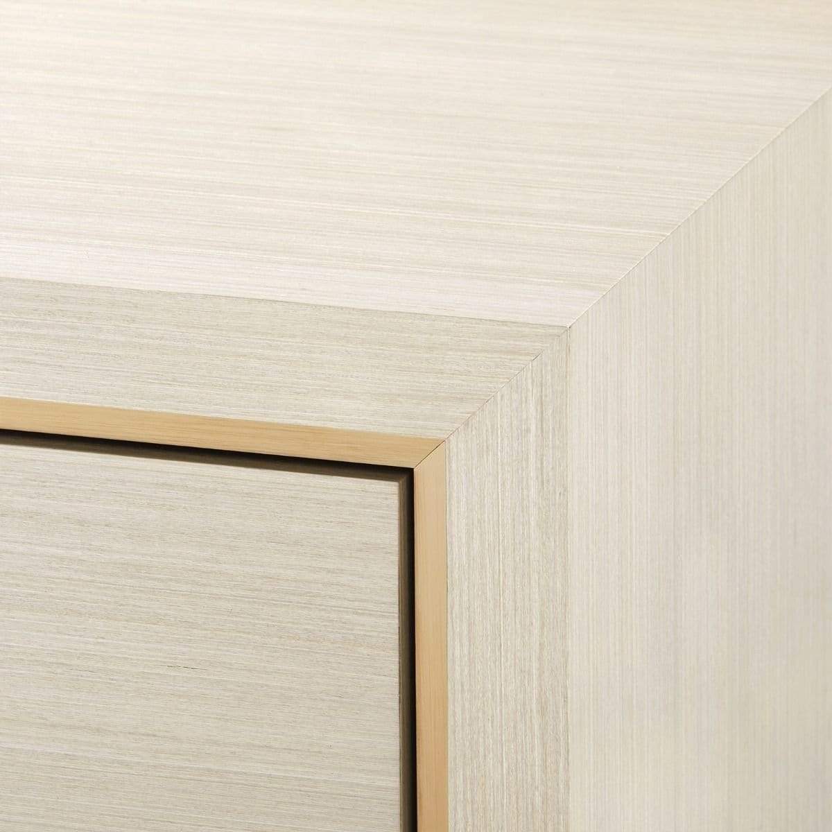 Villa & House Blake 4-Door Cabinet - Blanched Oak Furniture