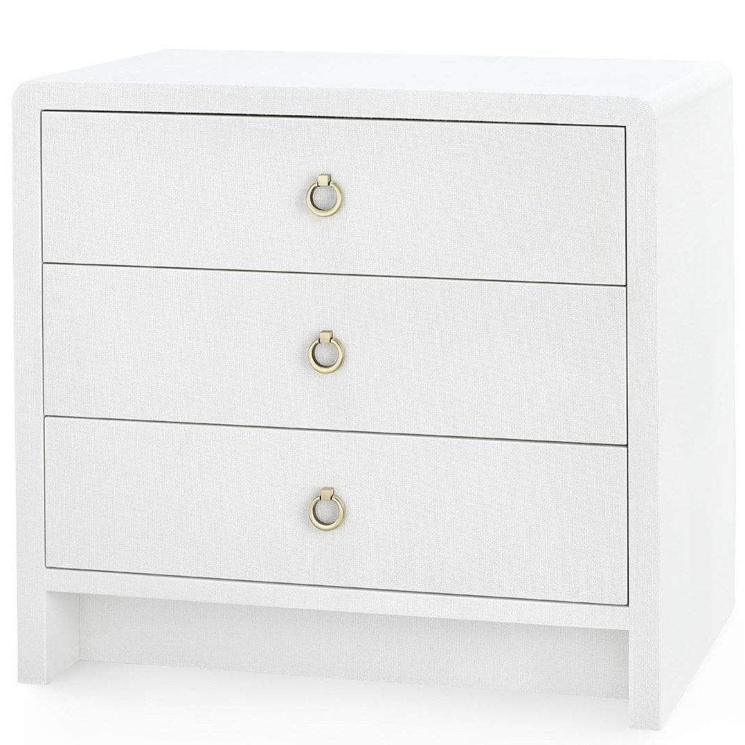 Villa & House Bryant 3-Drawer Side Table Furniture villa-house-BRY-130-09-PULL-HAS-88