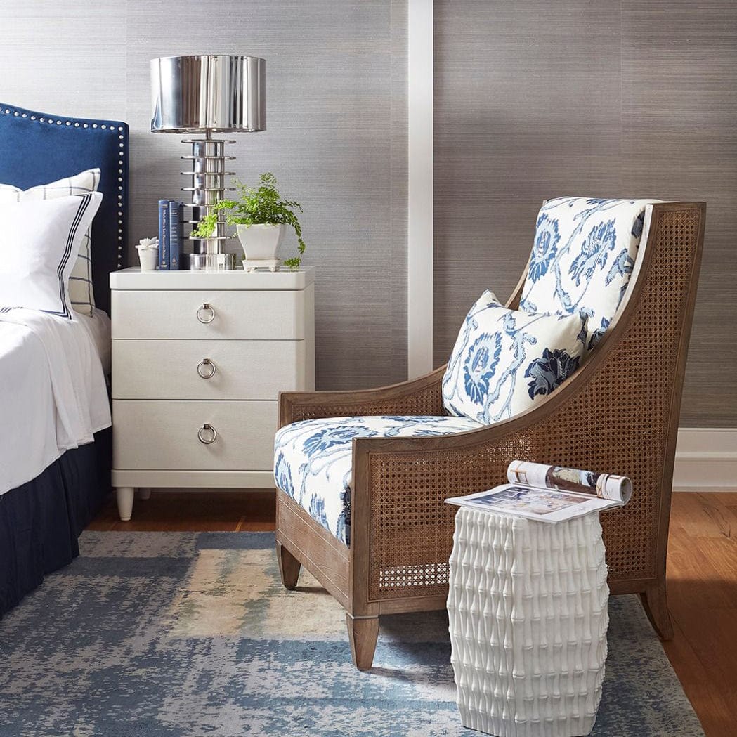 Villa & House Burma Stool - White Furniture villa-house-BUR-500-109