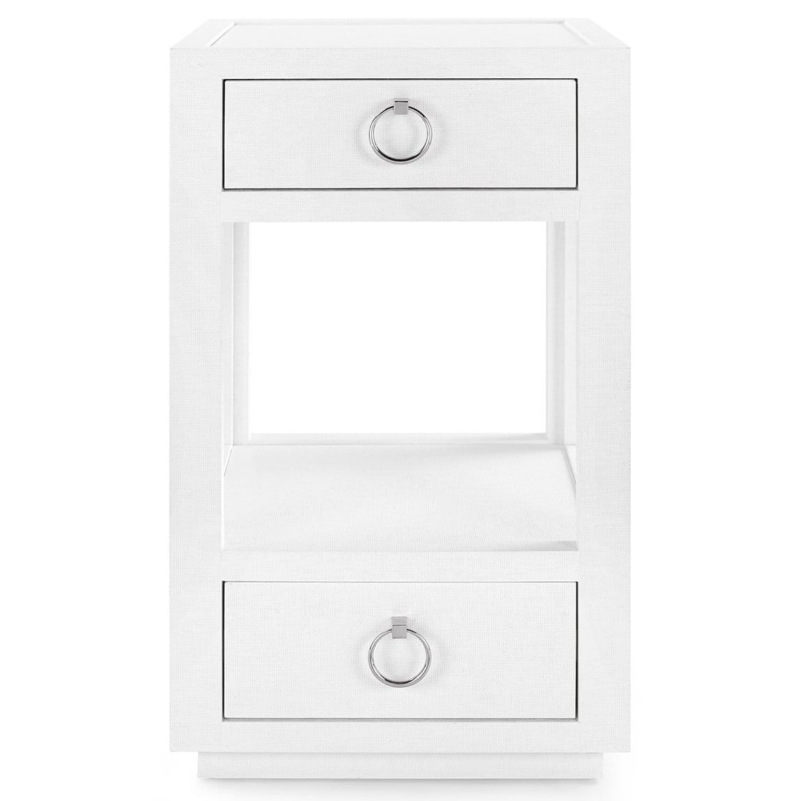 Villa & House Camilla 2-Drawer Side Table - White Furniture