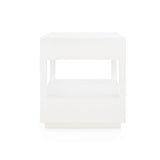 Villa & House Carmen 2-Drawer Side Table - White Furniture villa-house-CMN-120-5199