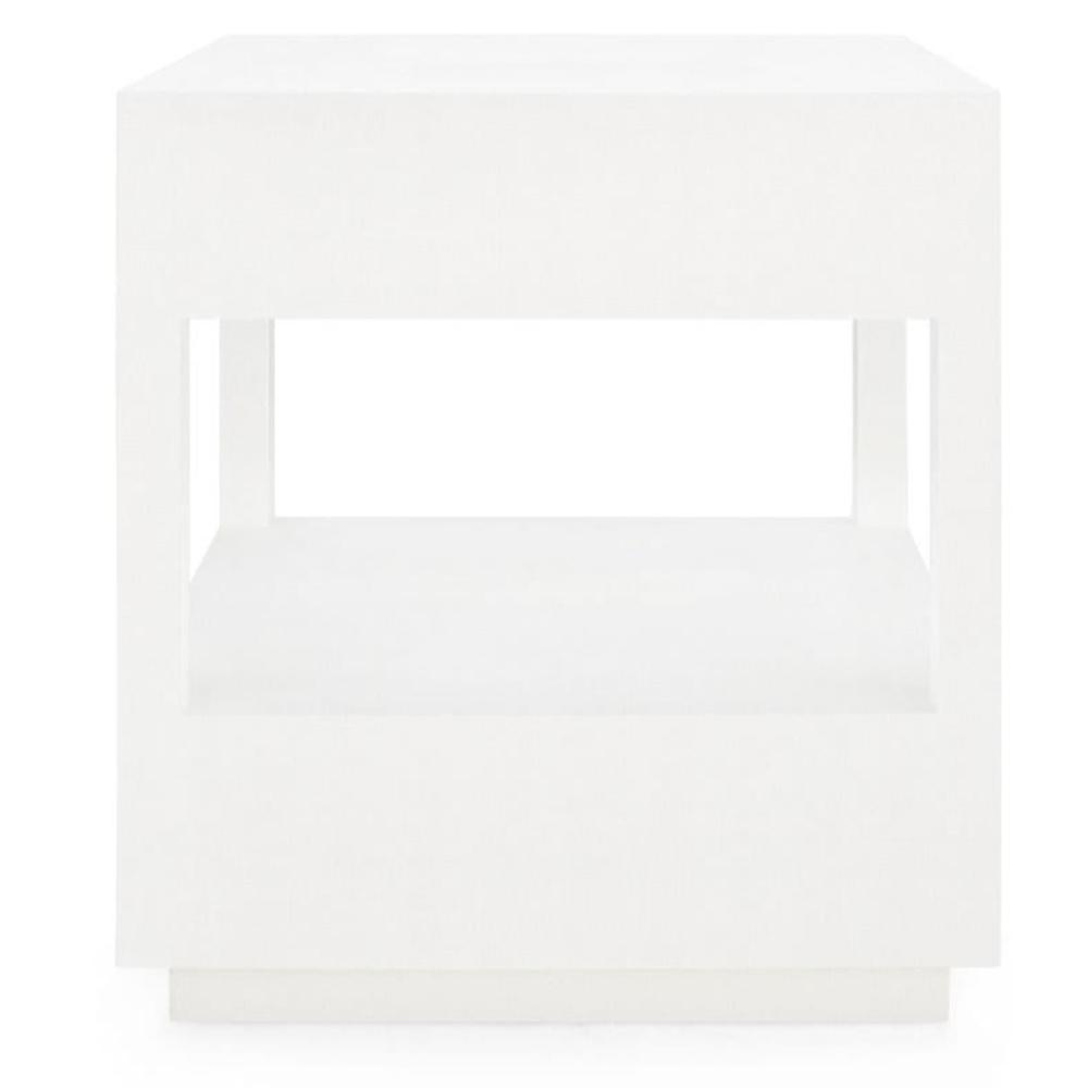 Villa & House Carmen 2-Drawer Side Table - White Furniture villa-house-CMN-120-5199