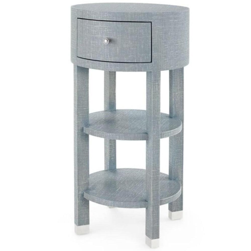 Villa & House Claudette 1-Drawer Round Side Table Furniture villa-house-CLU-115-5126-807