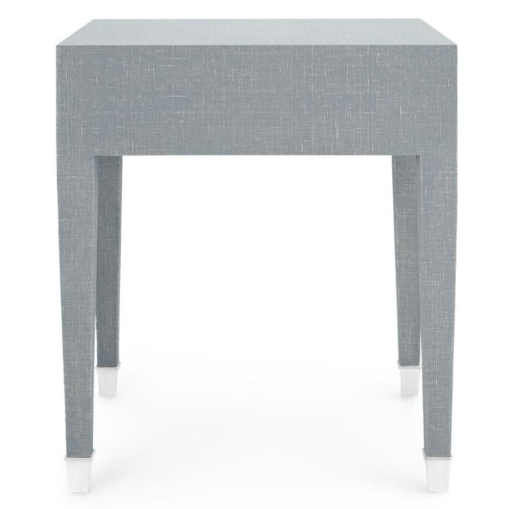 Villa & House Claudette 1-Drawer Side Table - Grey Furniture