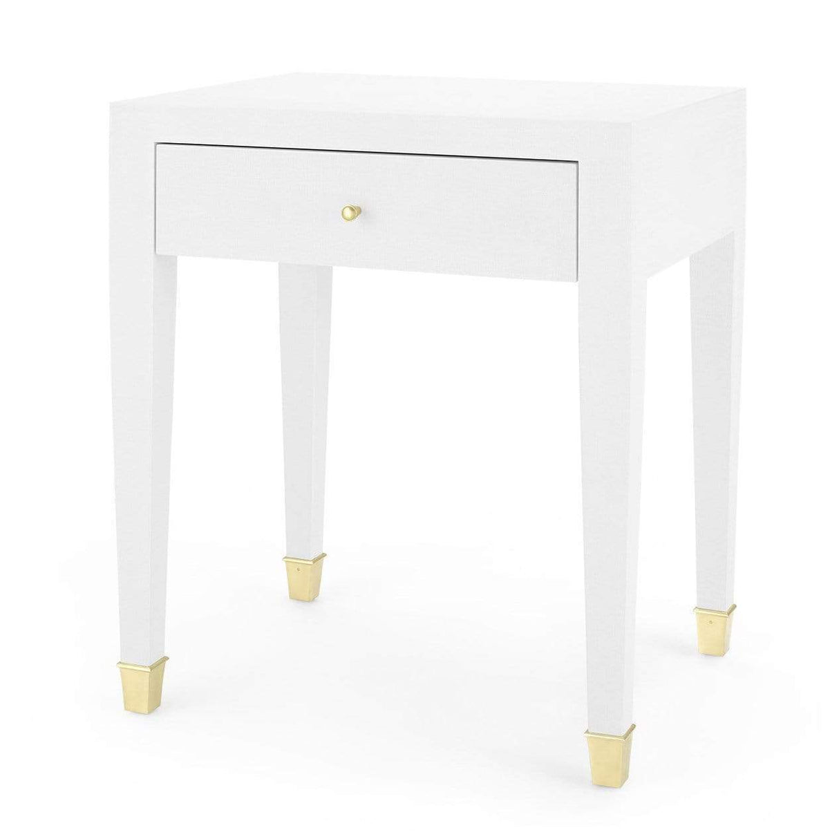Villa & House Claudette 1-Drawer Side Table - Grey Furniture