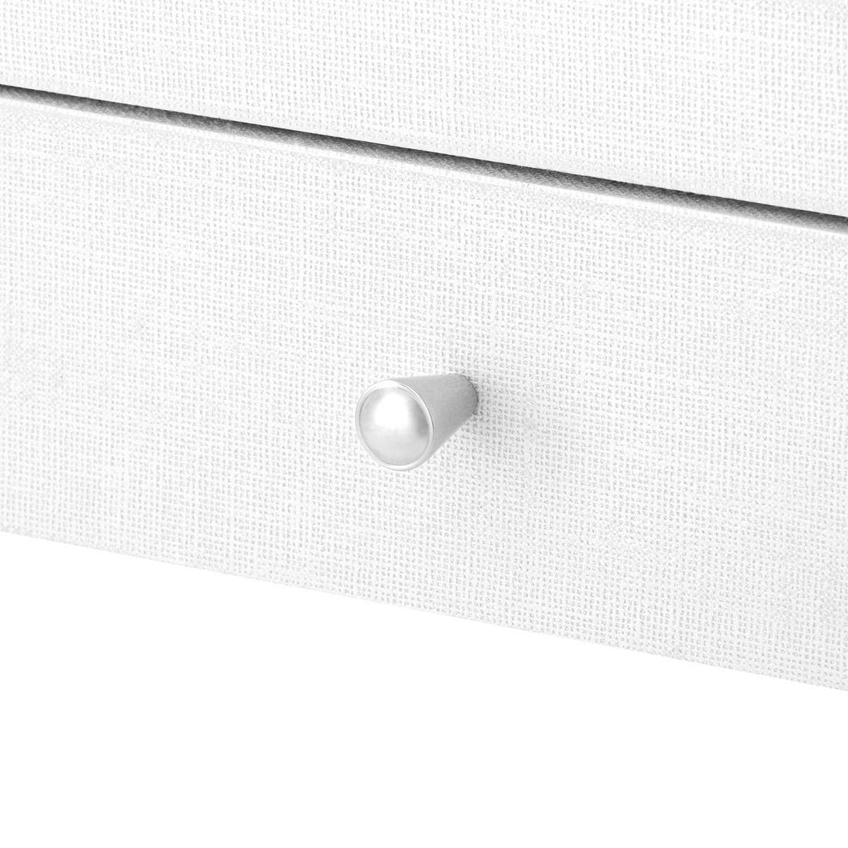 Villa & House Claudette 1-Drawer Side Table - Grey Furniture