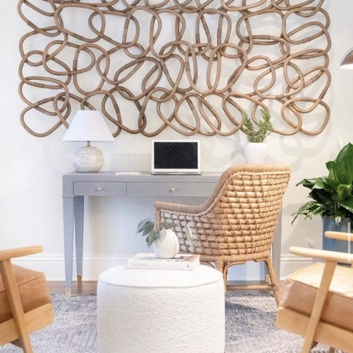 Villa & House Claudette Desk - Grey Furniture