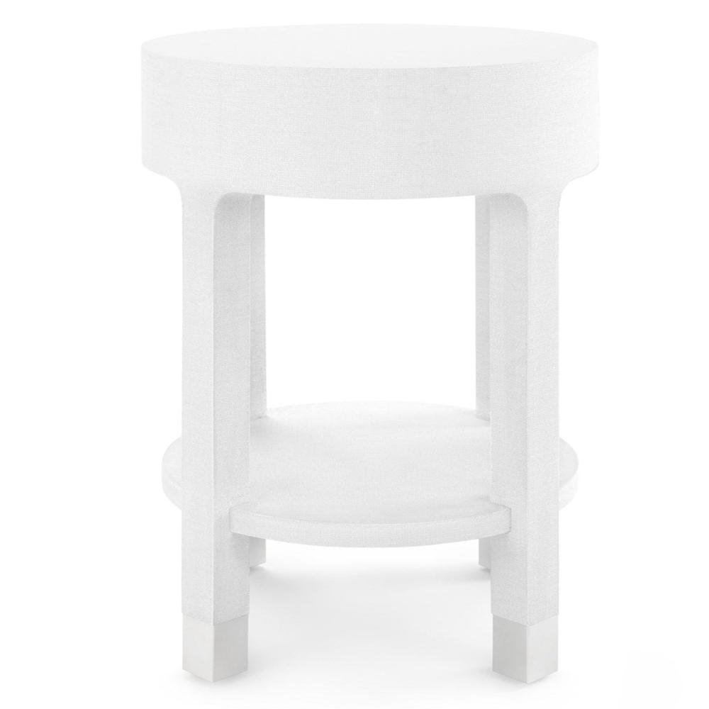 Villa & House Dakota 1-Drawer Round Side Table Furniture