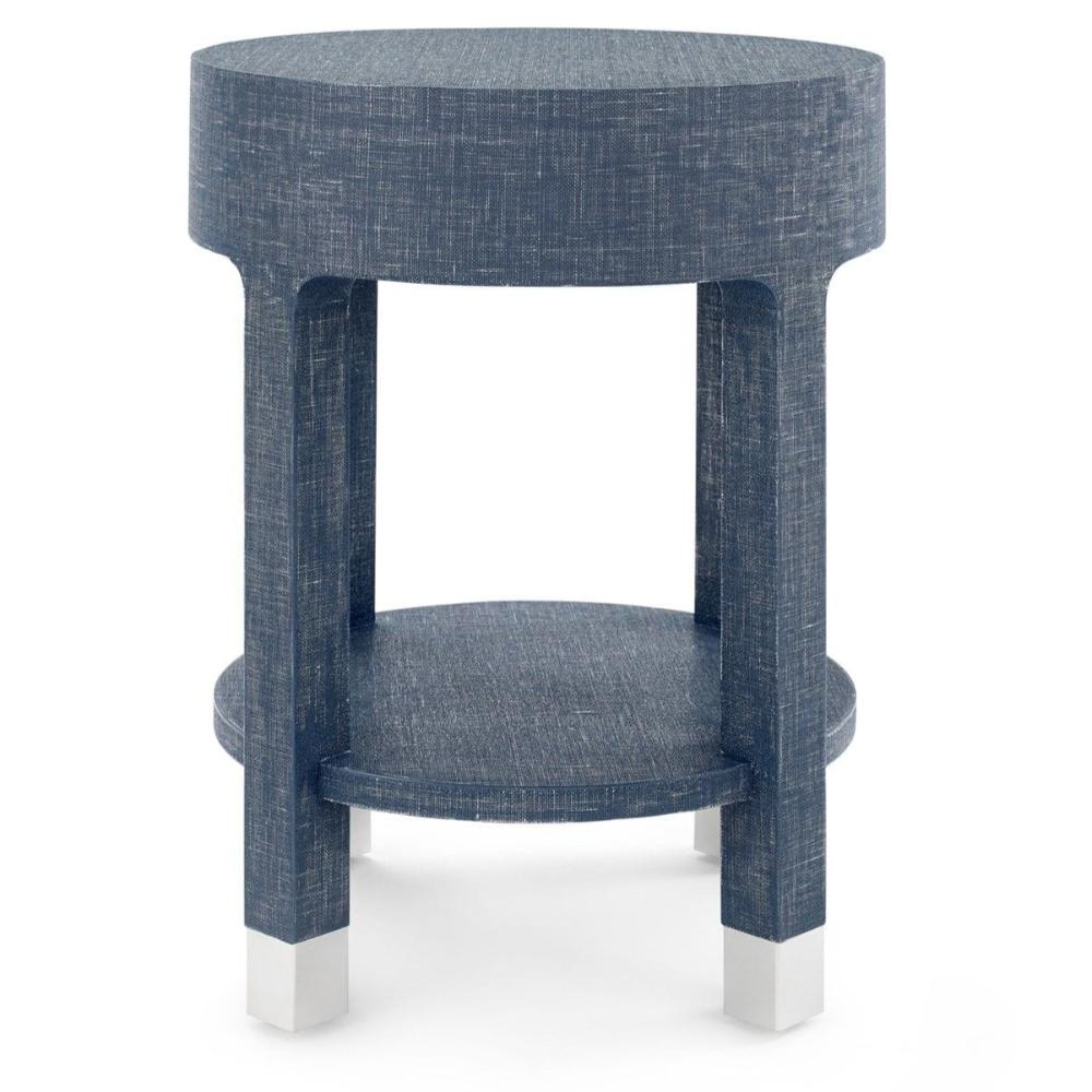 Villa & House Dakota 1-Drawer Round Side Table Furniture