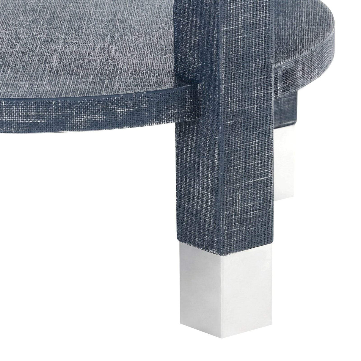 Villa & House Dakota 1-Drawer Round Side Table Furniture