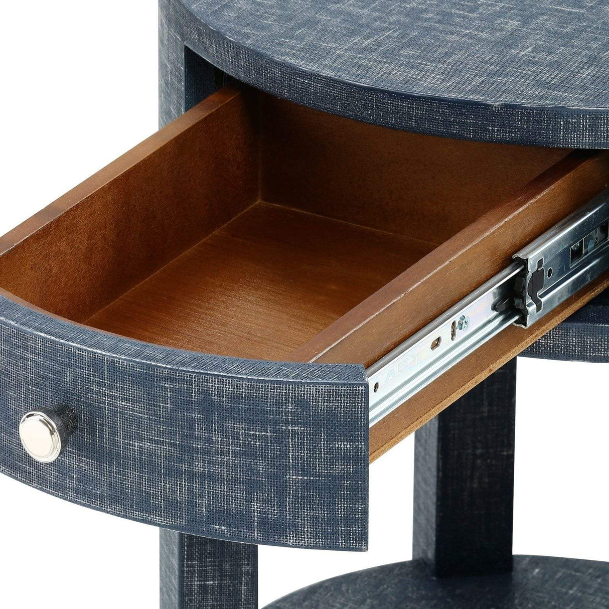 Villa & House Dakota 1-Drawer Round Side Table Furniture