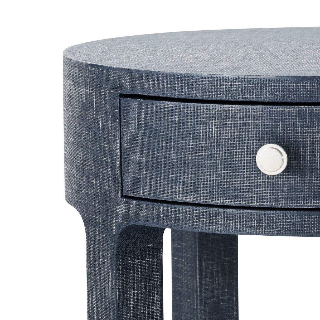 Villa & House Dakota 1-Drawer Round Side Table Furniture