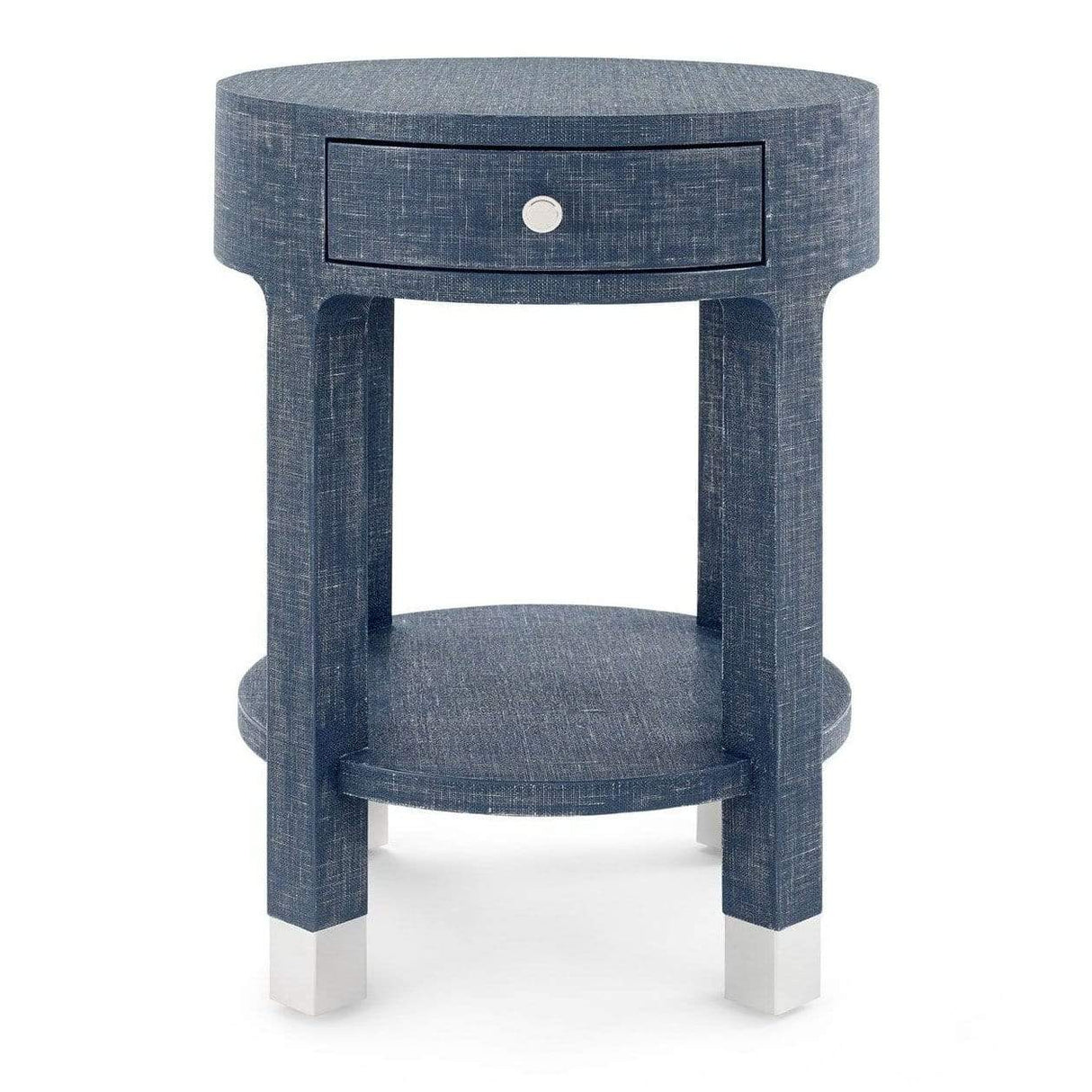 Villa & House Dakota 1-Drawer Round Side Table Furniture villa-house-DAK-115-5128