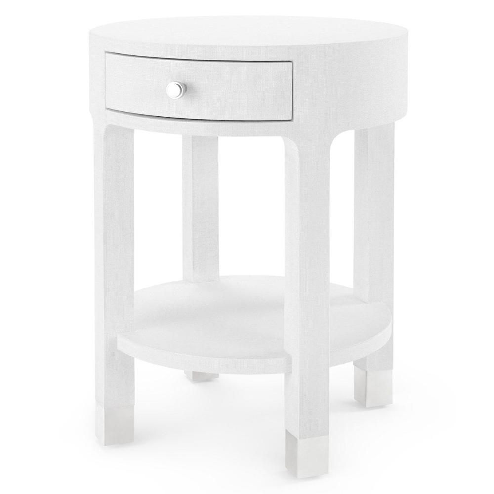 Villa & House Dakota 1-Drawer Round Side Table Furniture villa-house-DAK-115-5129