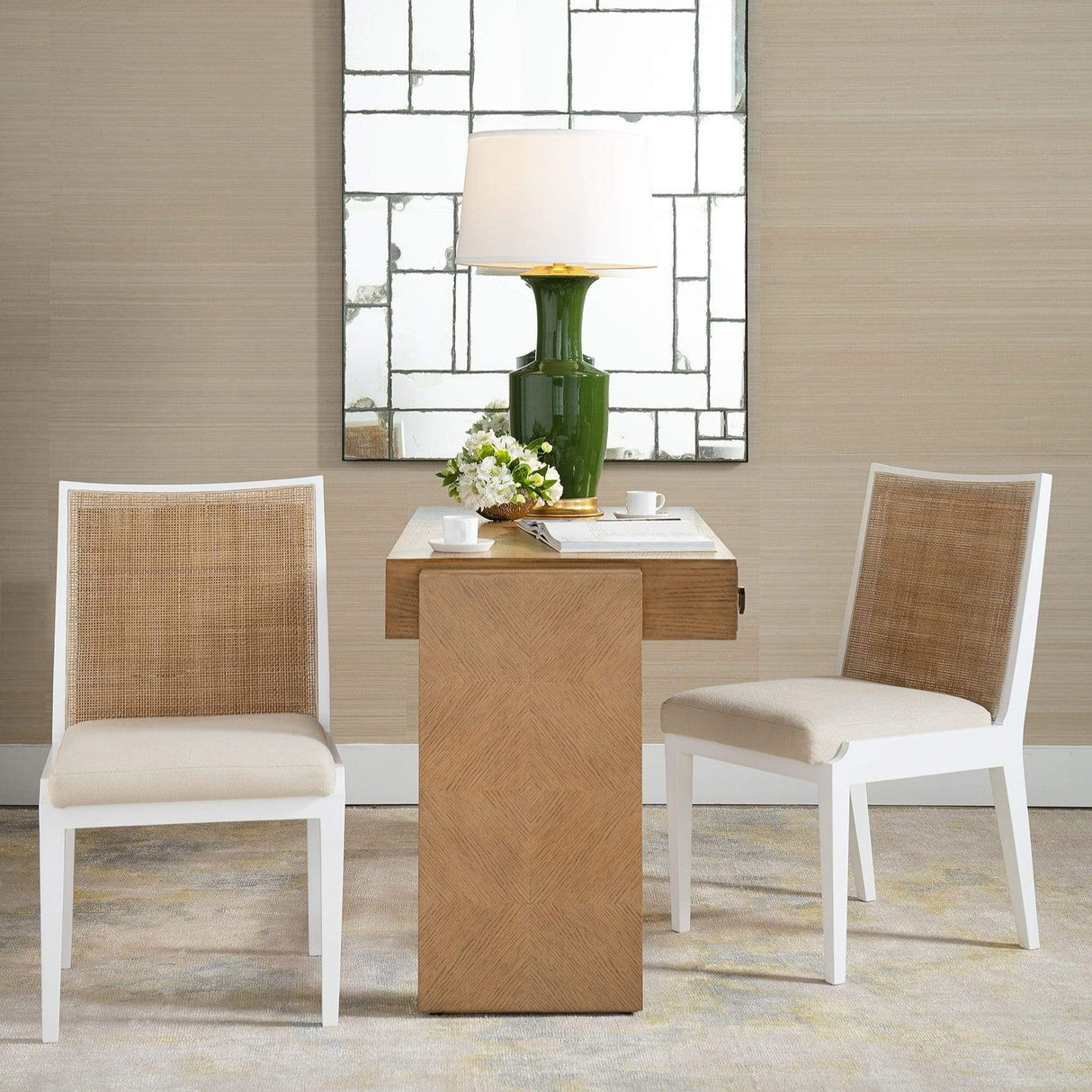 Villa & House Ernest Side Chair - White Furniture villa-house-ERT-550-09