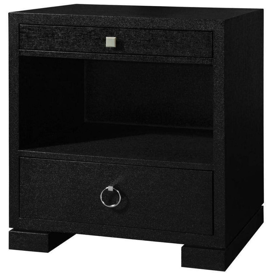 Villa & House Frances 2-Drawer Side Table Furniture villa-house-FRA-120-51-Silver